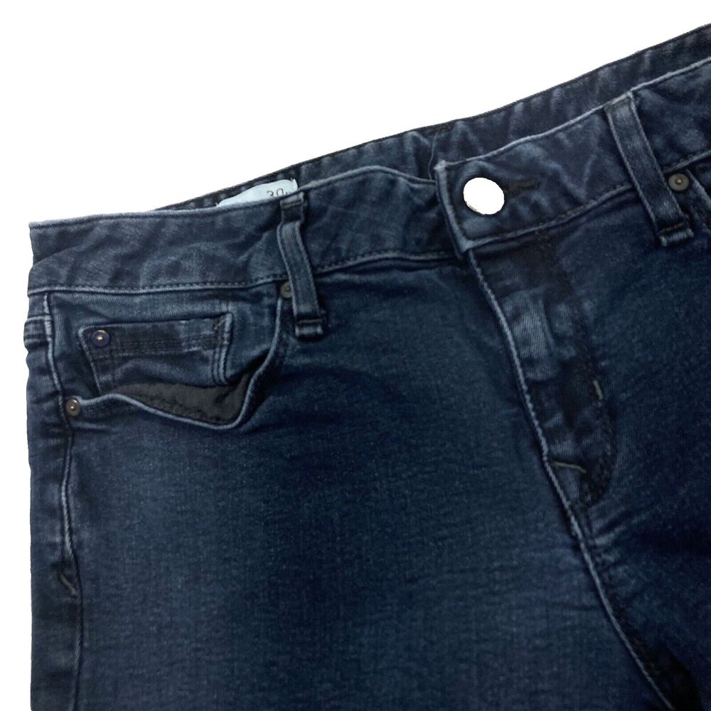 Gap 1969 Jeans Perfect Boot Indigo Blue Dark Mid 30 R 31 x 31 Womens Hippie Boho - Picture 12 of 14